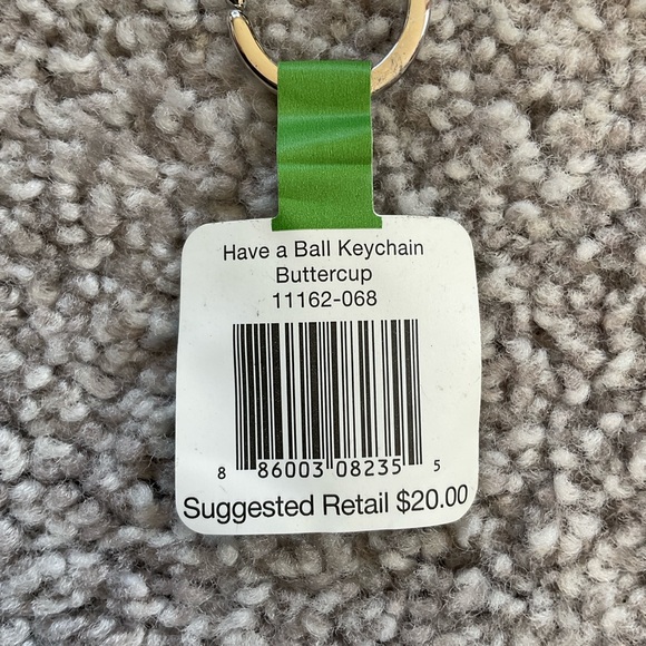 Vera Bradley Buttercup Have a Ball Keychain - Picture 4 of 4